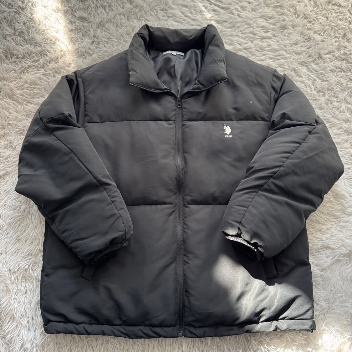 US POLO ASSN 일본빈티지 숏 패딩 폴로 빈티지패딩 L 100 상품이미지2