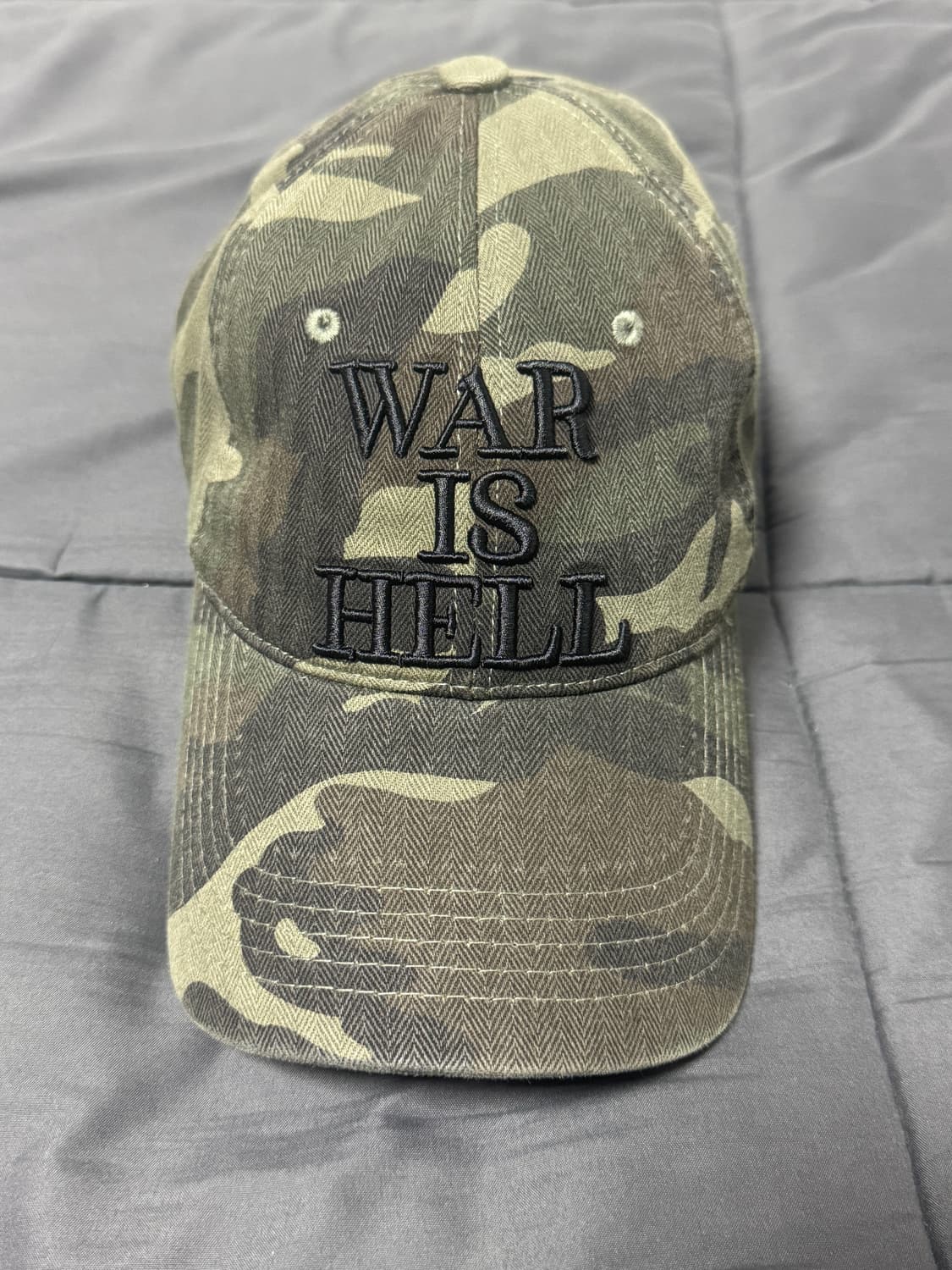 테이크이지 워이즈헬 헤링본 볼캡 (카모카키) 상품이미지1