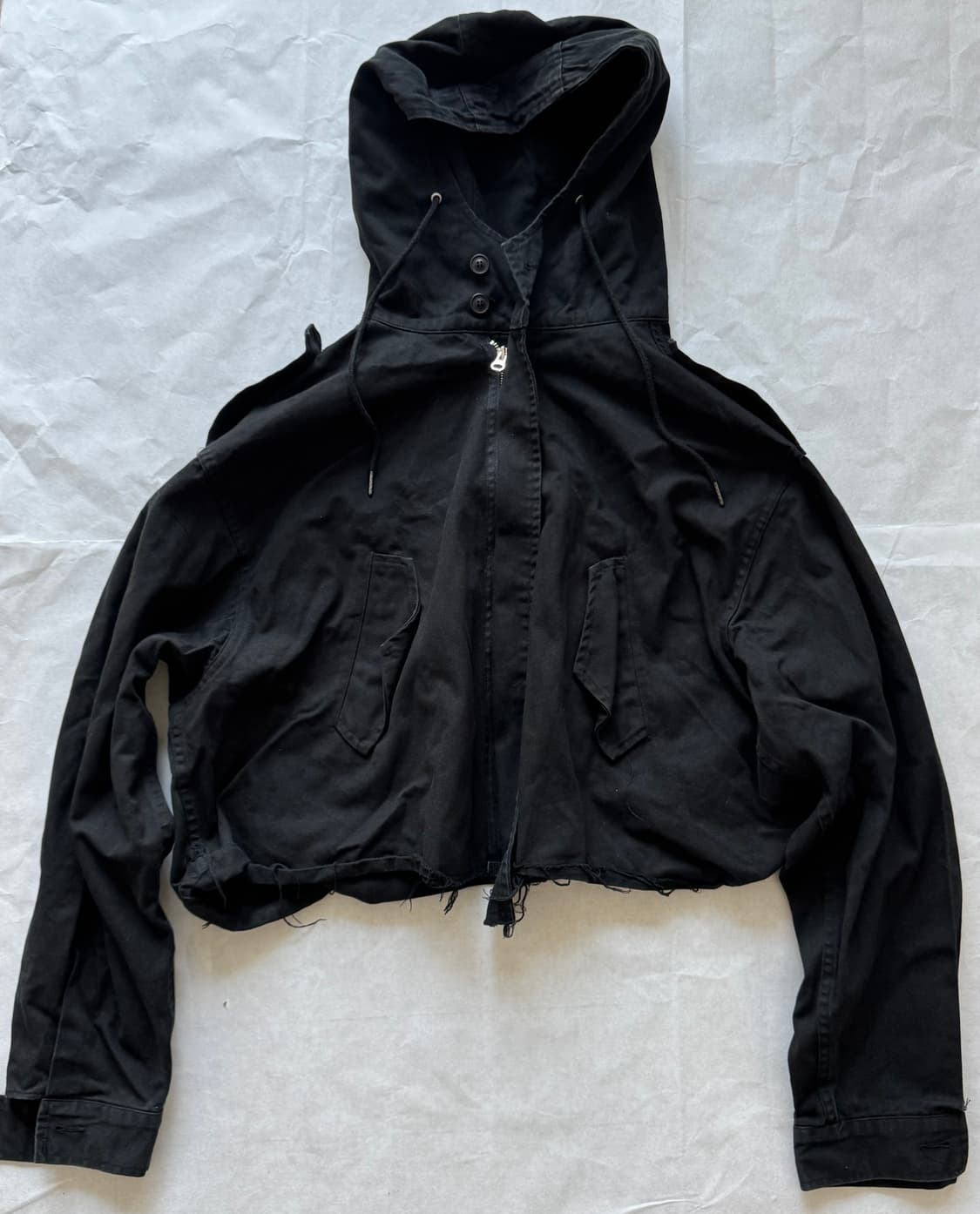 vintage cropped black jacket 상품이미지2