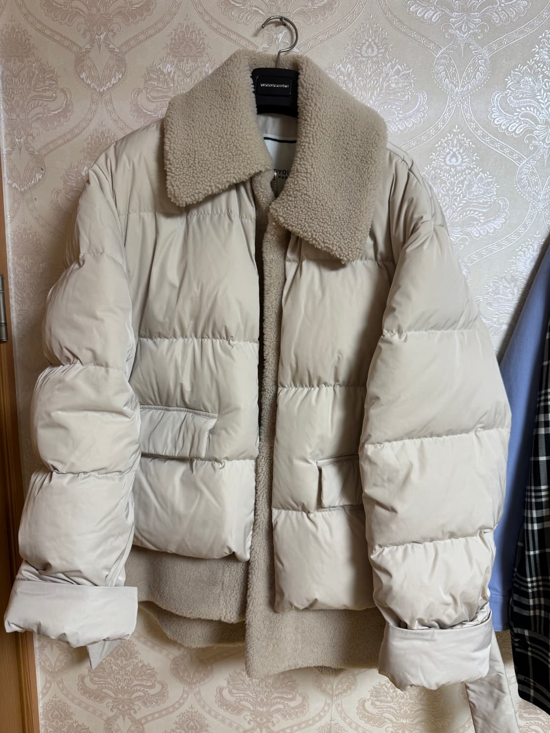 우영미/패딩무스탕베이지/48 상품이미지1