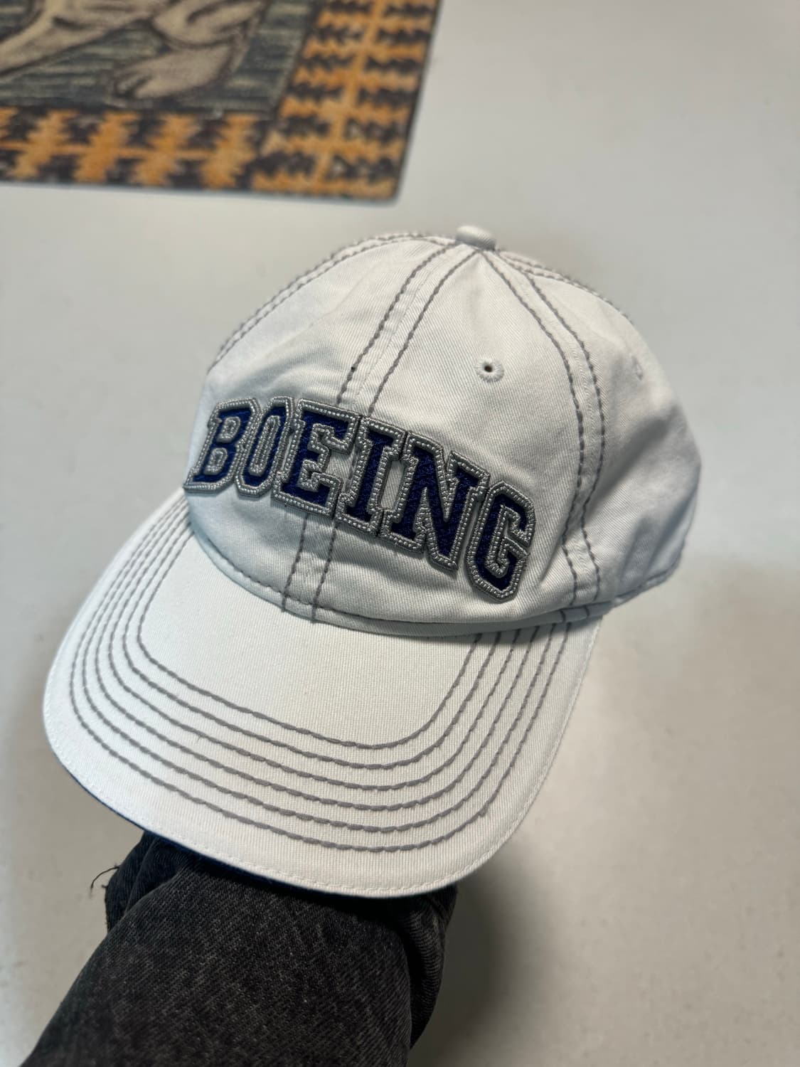 Boeing 빈티지 스티치 볼캡 모자 트러커캡 스냅백 상품이미지1