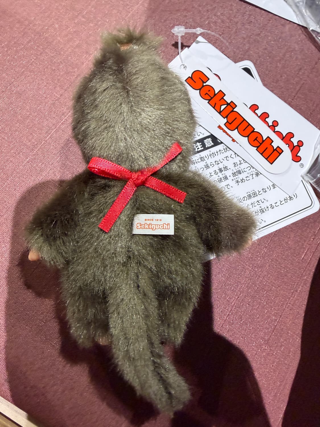 몬치치 미니 키 체인 걸 브라운 정품 새제품 급처 상품이미지2