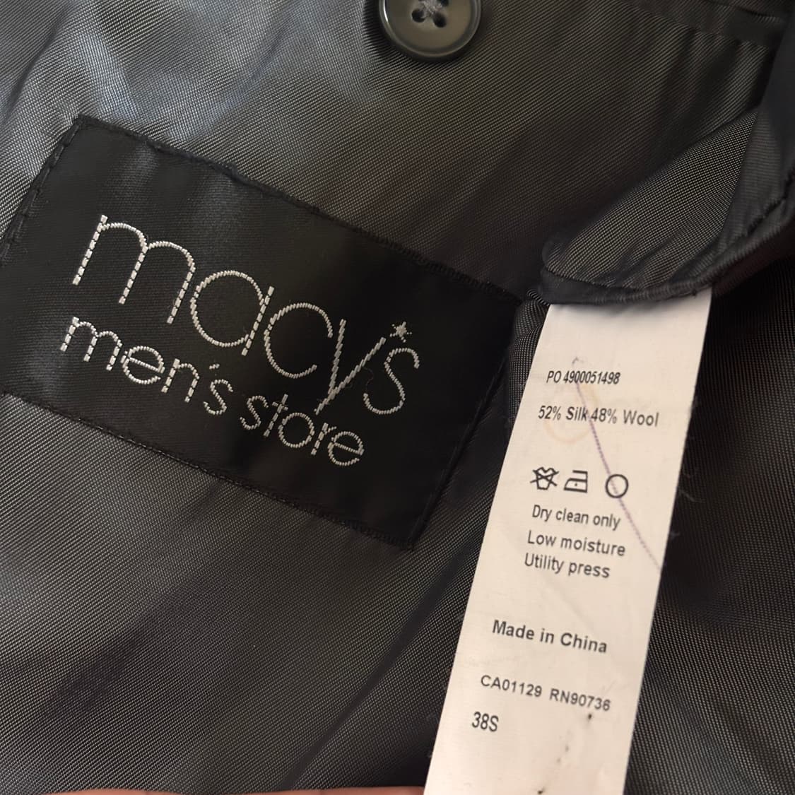 캘빈클라인 95 자켓 미국 메이시 백화점 수입 정품 울실크 상품이미지6