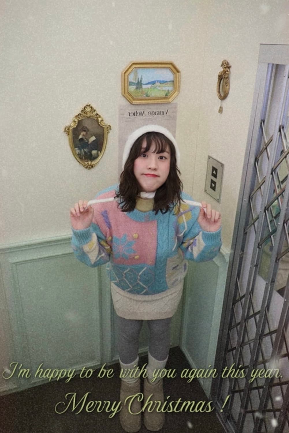 눈꽃 파스텔 니트 set❄️🩵 상품이미지8