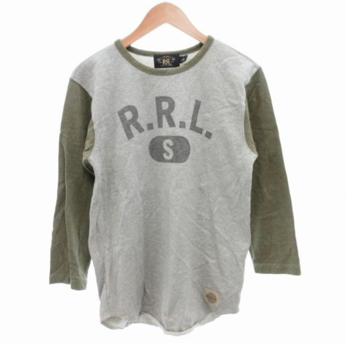 RRL 더블알엘 3/4 슬리브 래글런 저지 티셔츠 상품이미지1