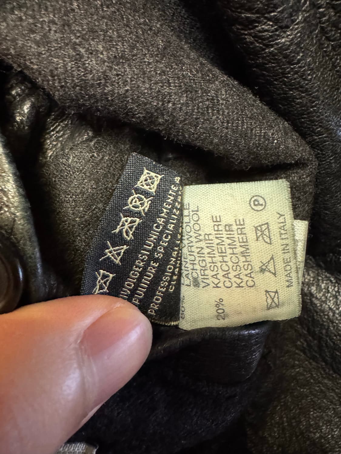 Aquascutum 레더 자켓 상품이미지6