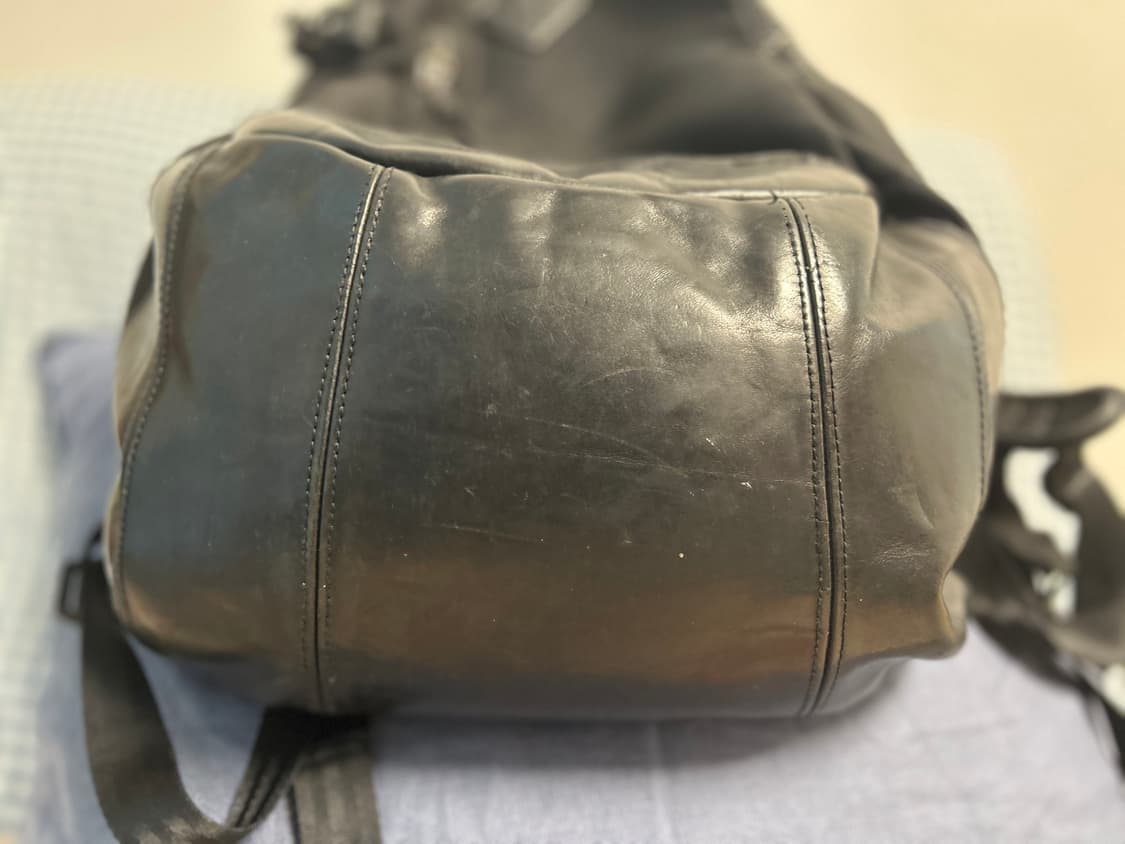 VISVIM 올드비즈빔 올블랙 소가죽 발리스틱백팩 20L 상품이미지8