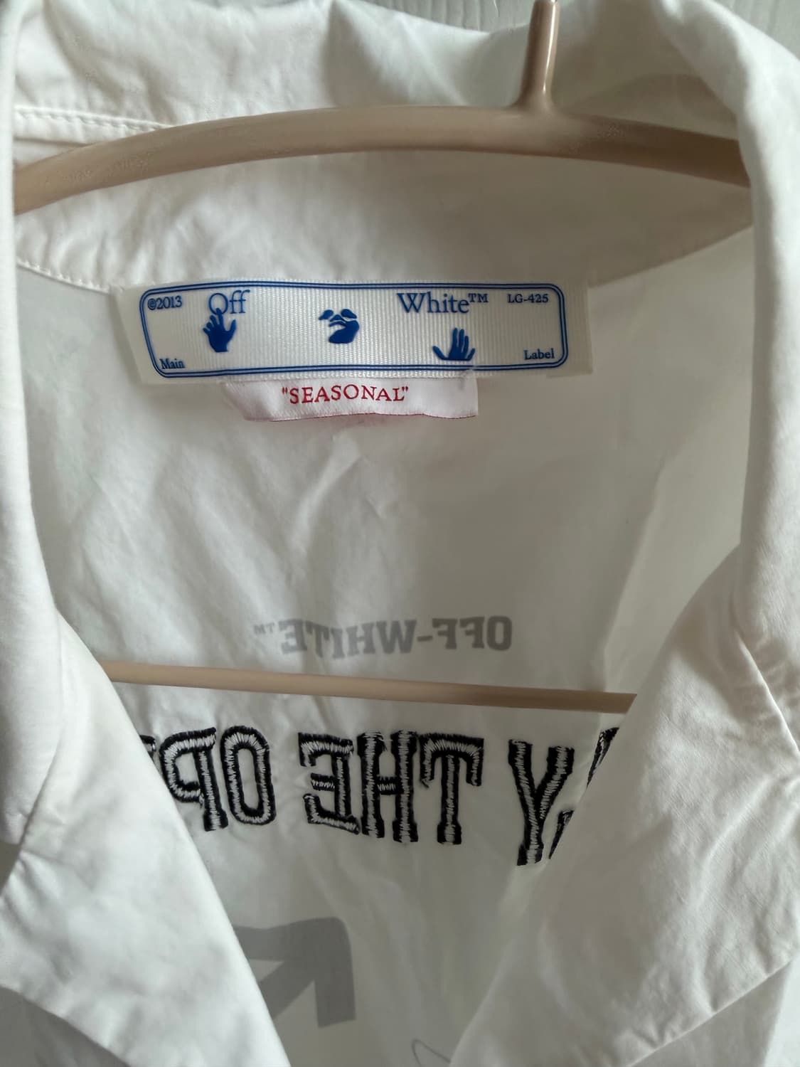 오프화이트 EXACT OPP HOLIDAY SHIRT WHITE 23PO 상품이미지5