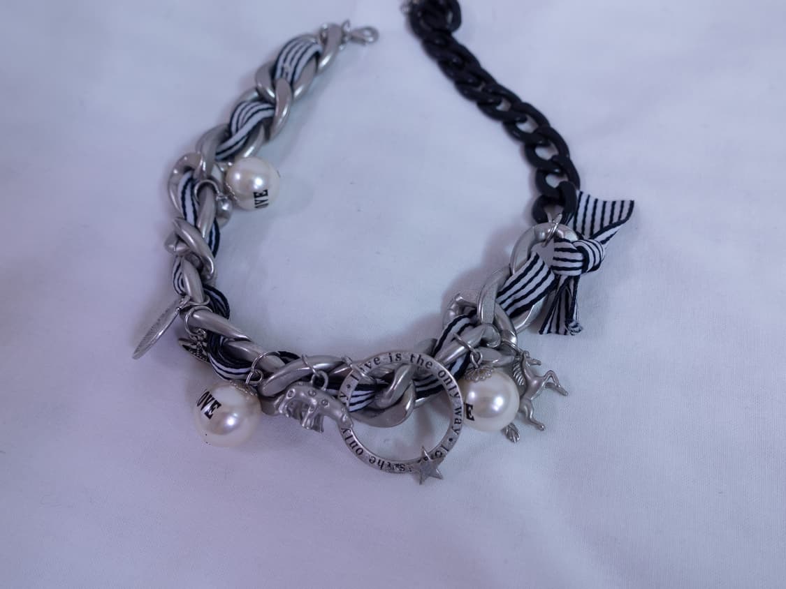 Kitsch silver charm necklace 상품이미지2