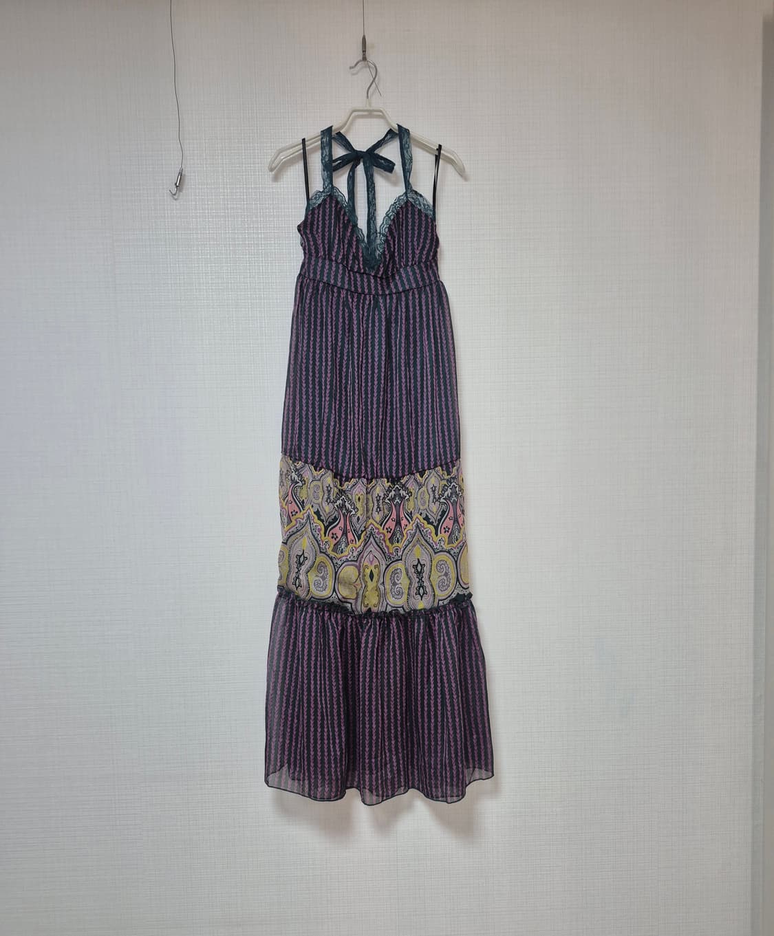 Japanese vintage 보헤미안 맥시드레스 상품이미지1