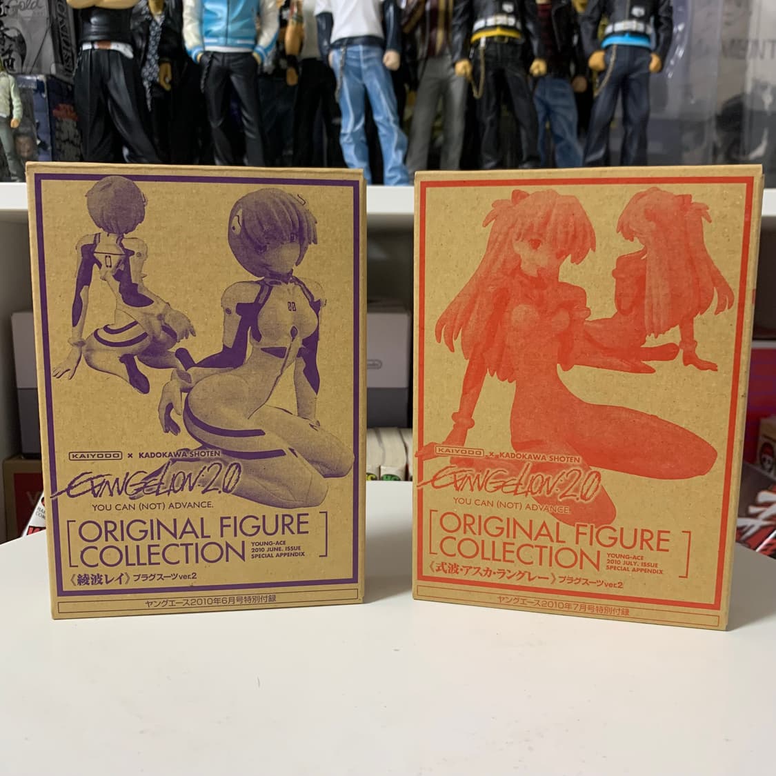 고전/레어) 에반게리온 영에이스 레이 & 아스카 피규어 상품이미지1