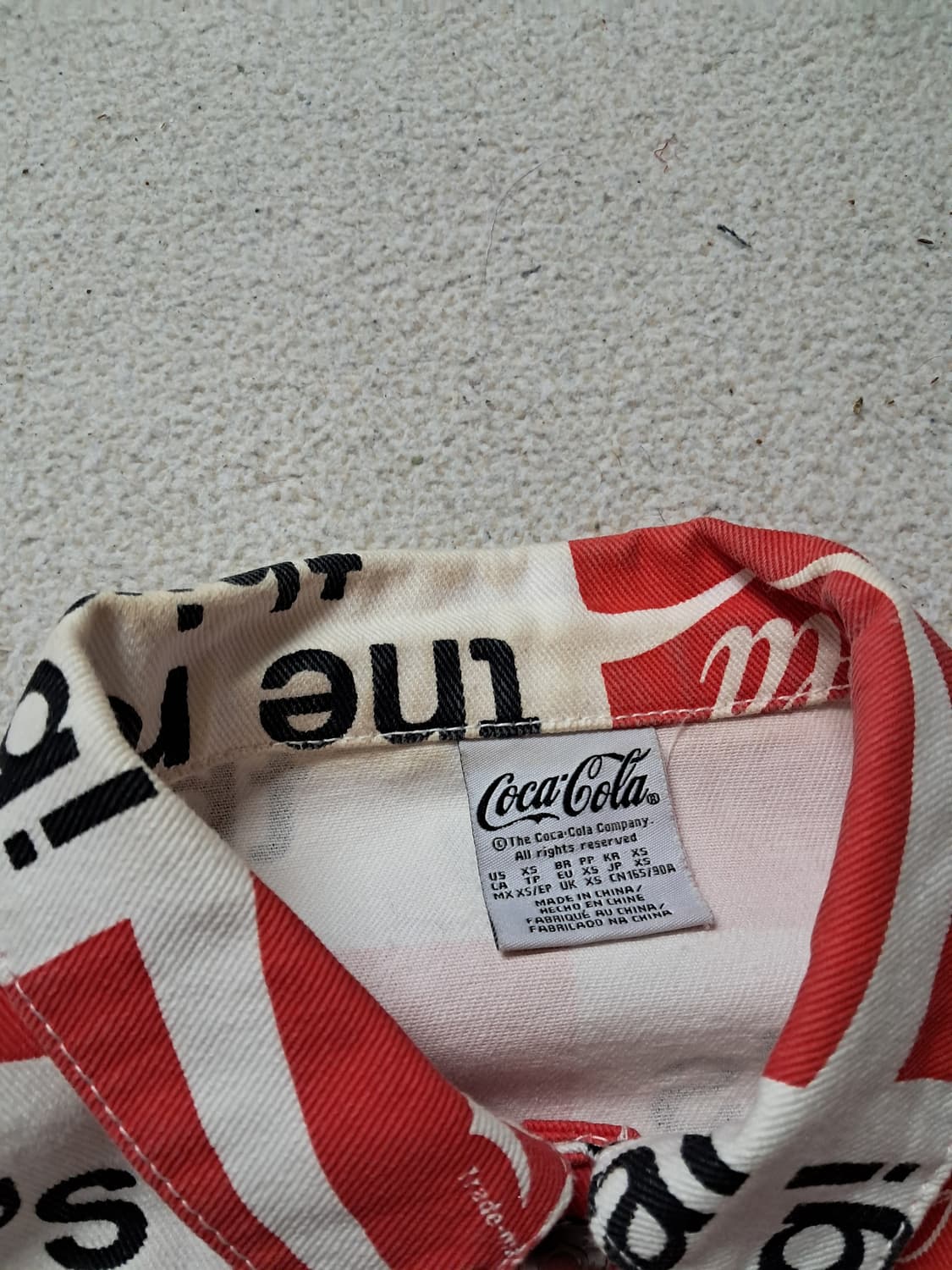 코카콜라 자켓 상품이미지2