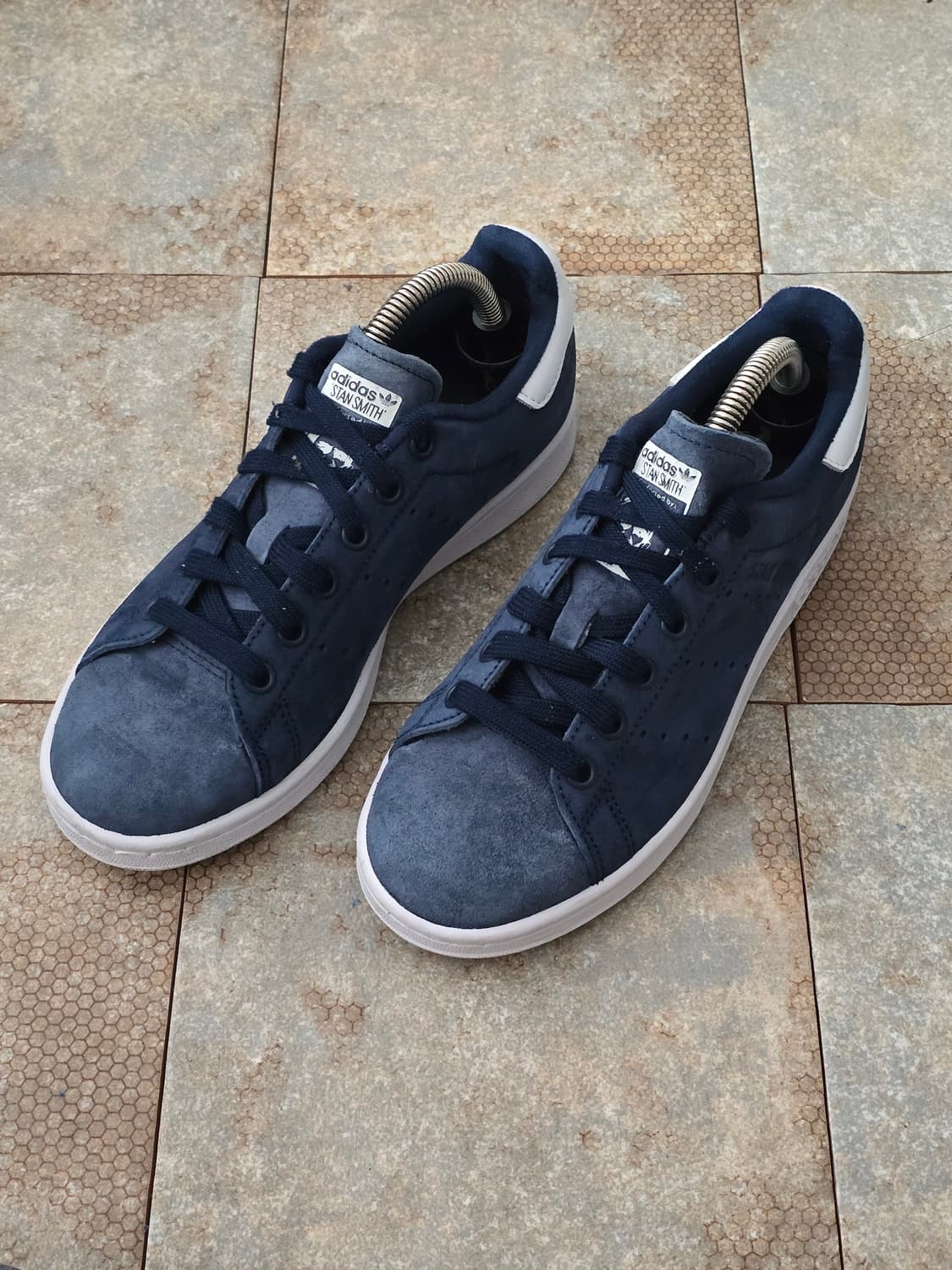 (225)아디다스 스탠스미스 스웨이드 네이비 상품이미지1