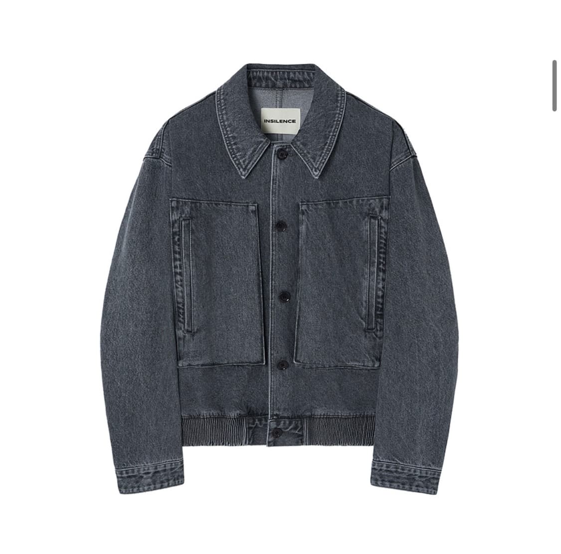 인사일런스 CALIK 데님 보머 자켓 WASHED GREY 상품이미지1