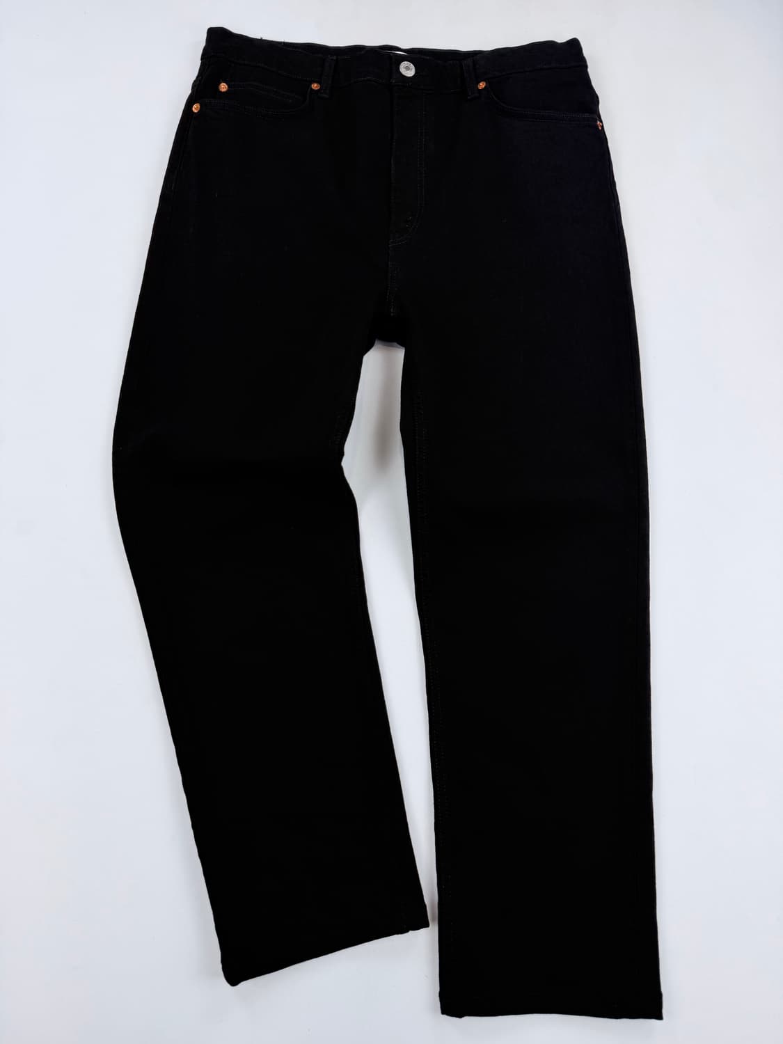 RE/DONE 리던 70s 스트레이트 데님 팬츠 블랙 상품이미지2