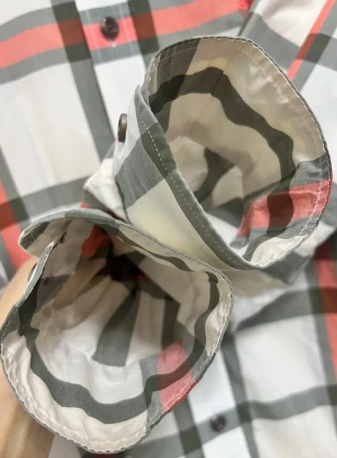 닥스 남성 체크코튼셔츠 100 상품이미지4