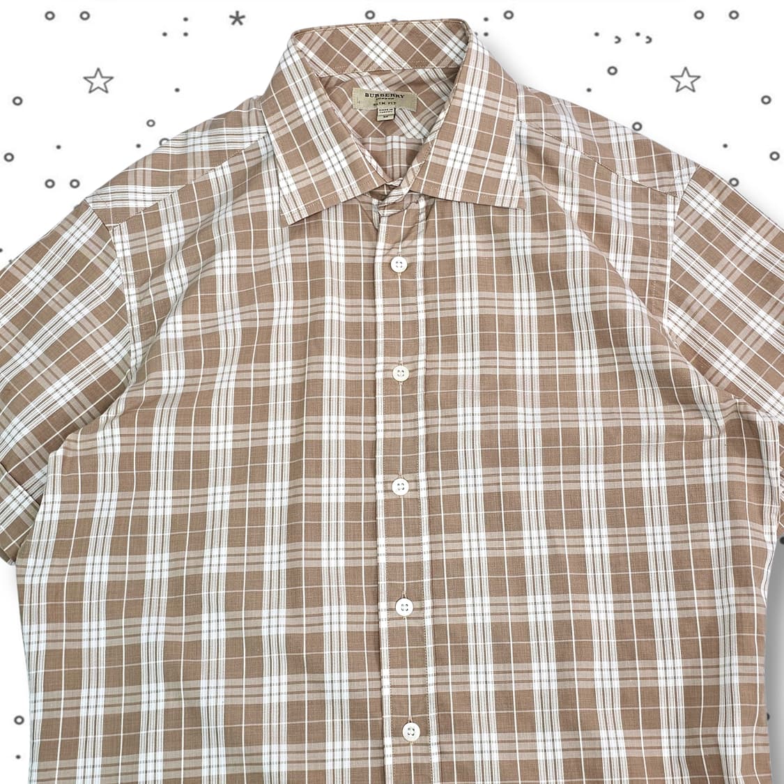 M Burberry 버버리 체크 반팔 셔츠 상품이미지2