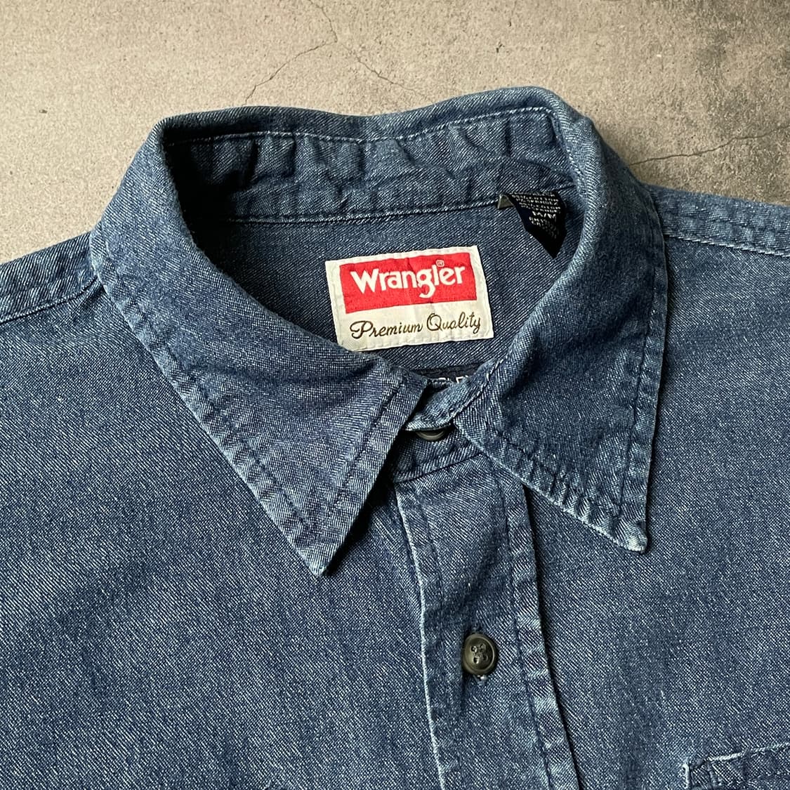 WRANGLER 랭글러 빈티지 코튼 데님 워크 셔츠 A00626 상품이미지2