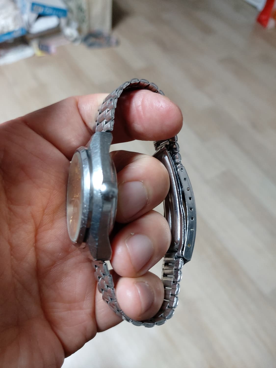 오리엔트 빈티지 금장 다이얼 데이데이트  상품이미지2