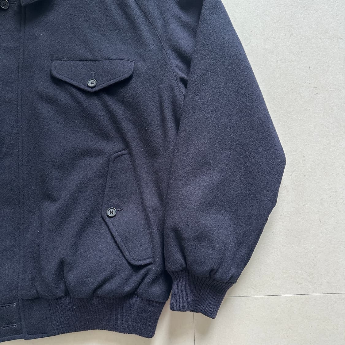 90s 브룩스브라더스 울 로덴 알파카 블루종 헤링턴 자켓 42R 상품이미지3