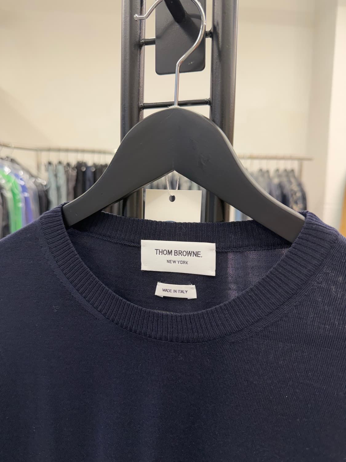 [2] 톰브라운 사선완장 메리노 울 니트 상품이미지6