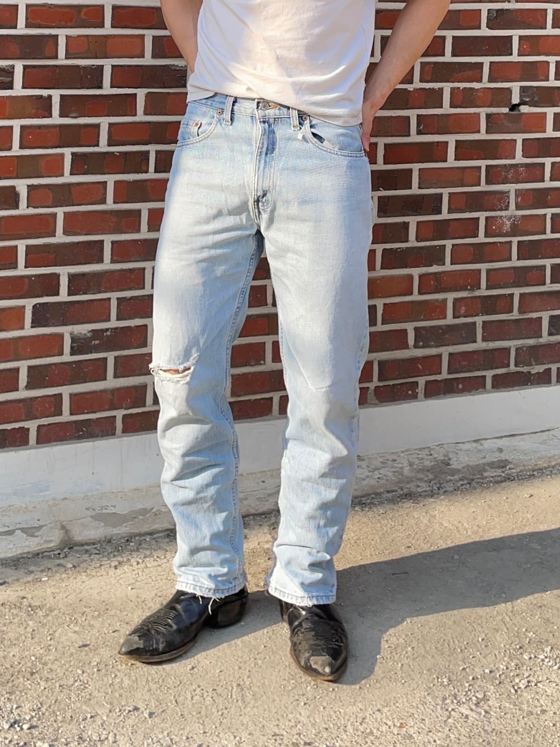 Levis 505 Straight  Jeans made in canada 상품이미지3