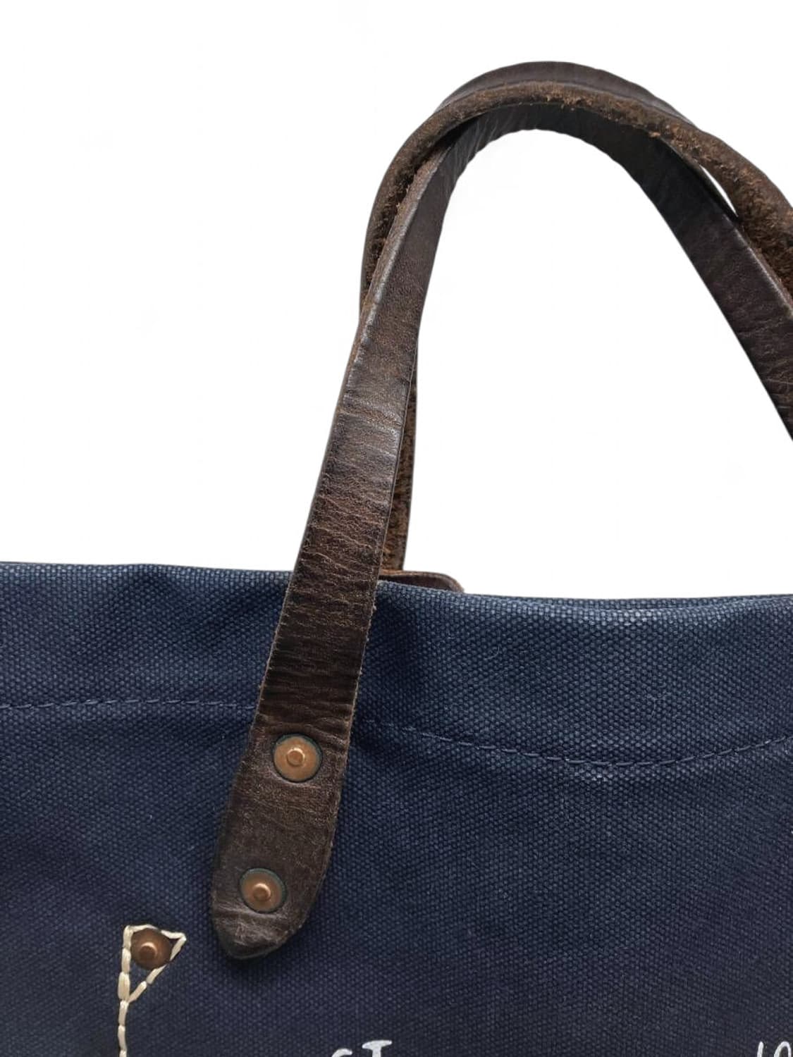 더블알엘 RRL 캔버스 레더 토트백 크로스백 상품이미지4