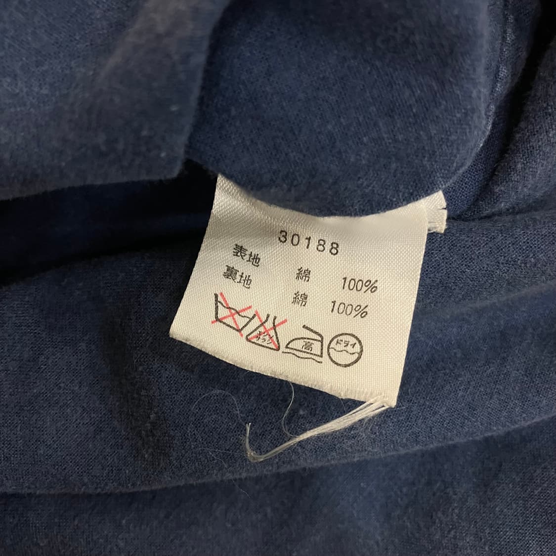 할리데이비슨 블루 코튼 워크 자켓 M 상품이미지5