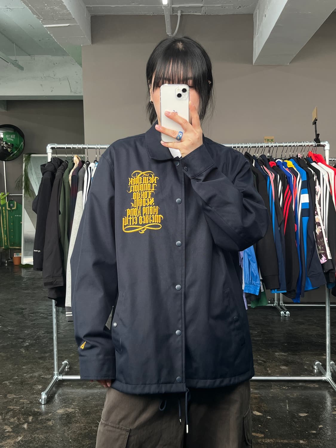 뉴에라 자수 코치 자켓 상품이미지2