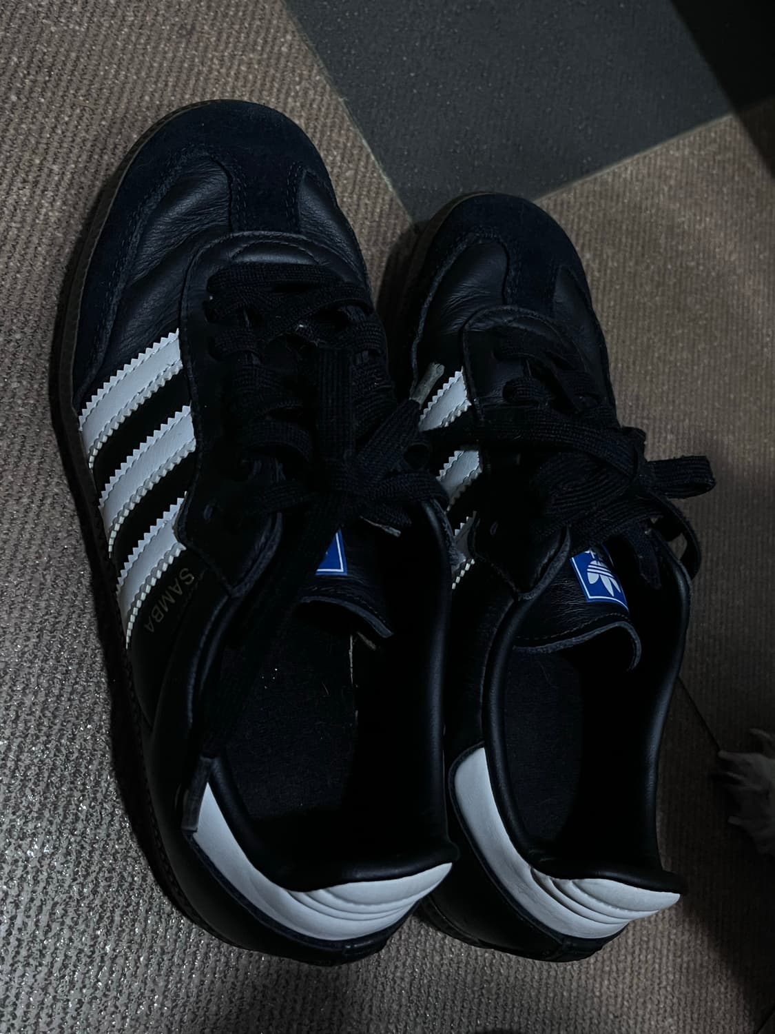 아디다스 삼바 OG 블랙 화이트 검정 신발 225 상품이미지2