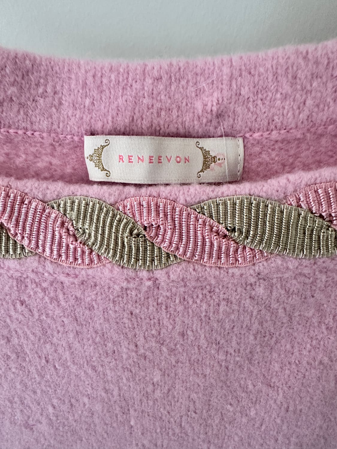 레니본 핑크 니트(뷔스티에) 상품이미지2