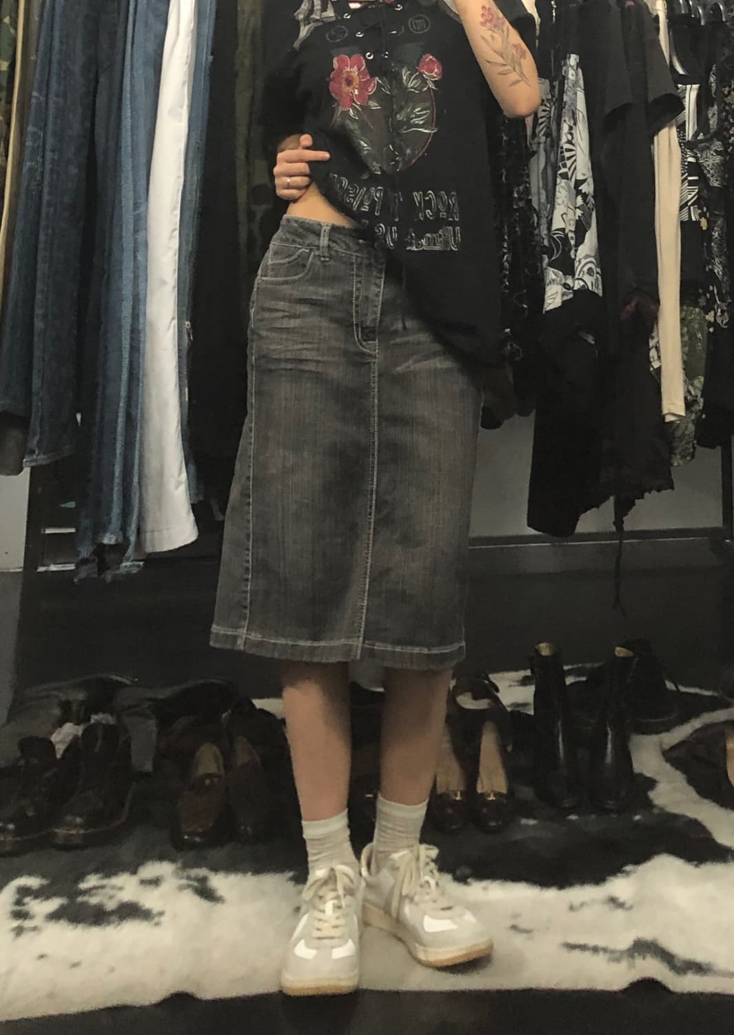 마사키 마츠시마 데님 스커트 상품이미지1