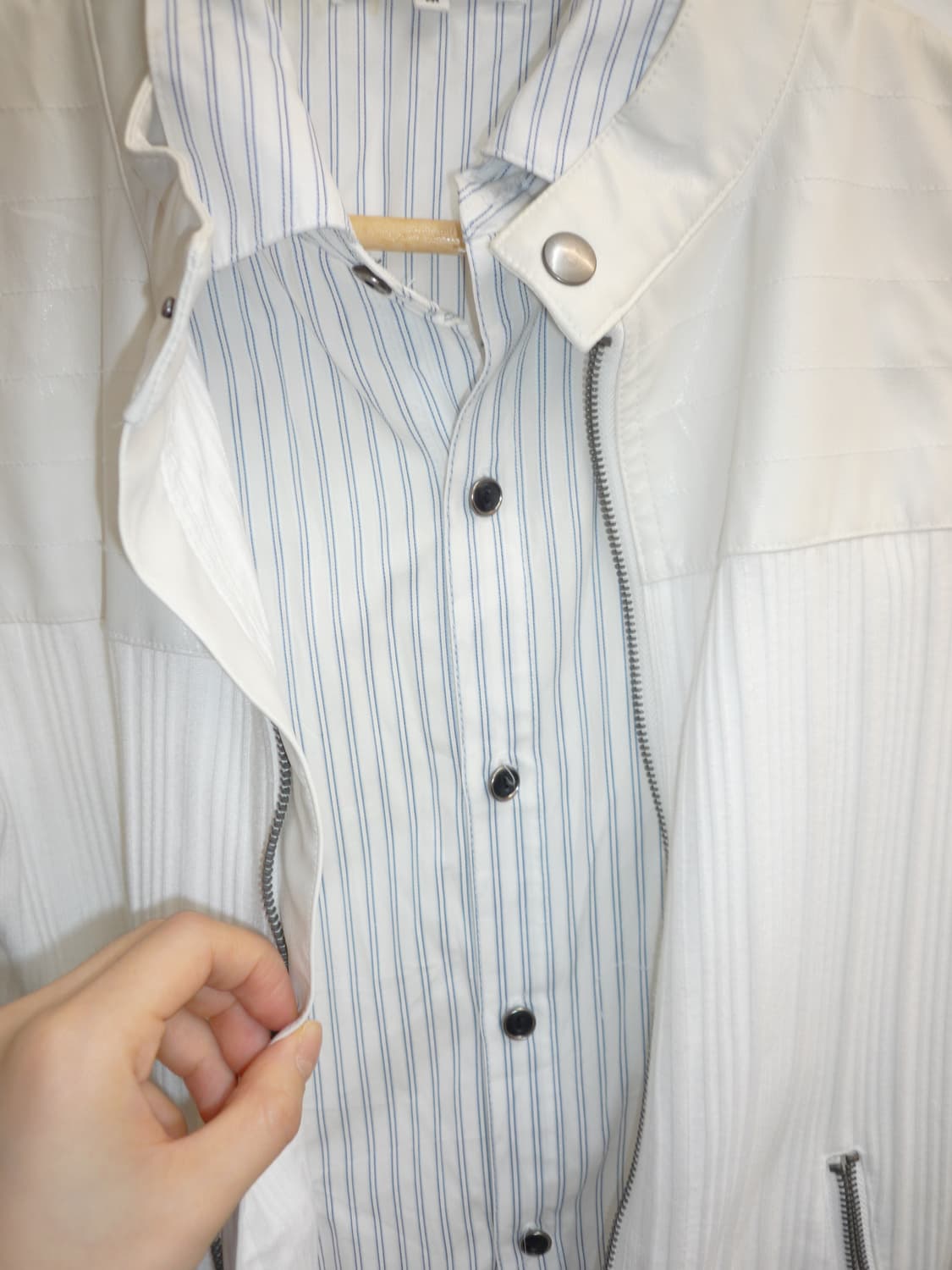 shirts detail knit cardigan 상품이미지7