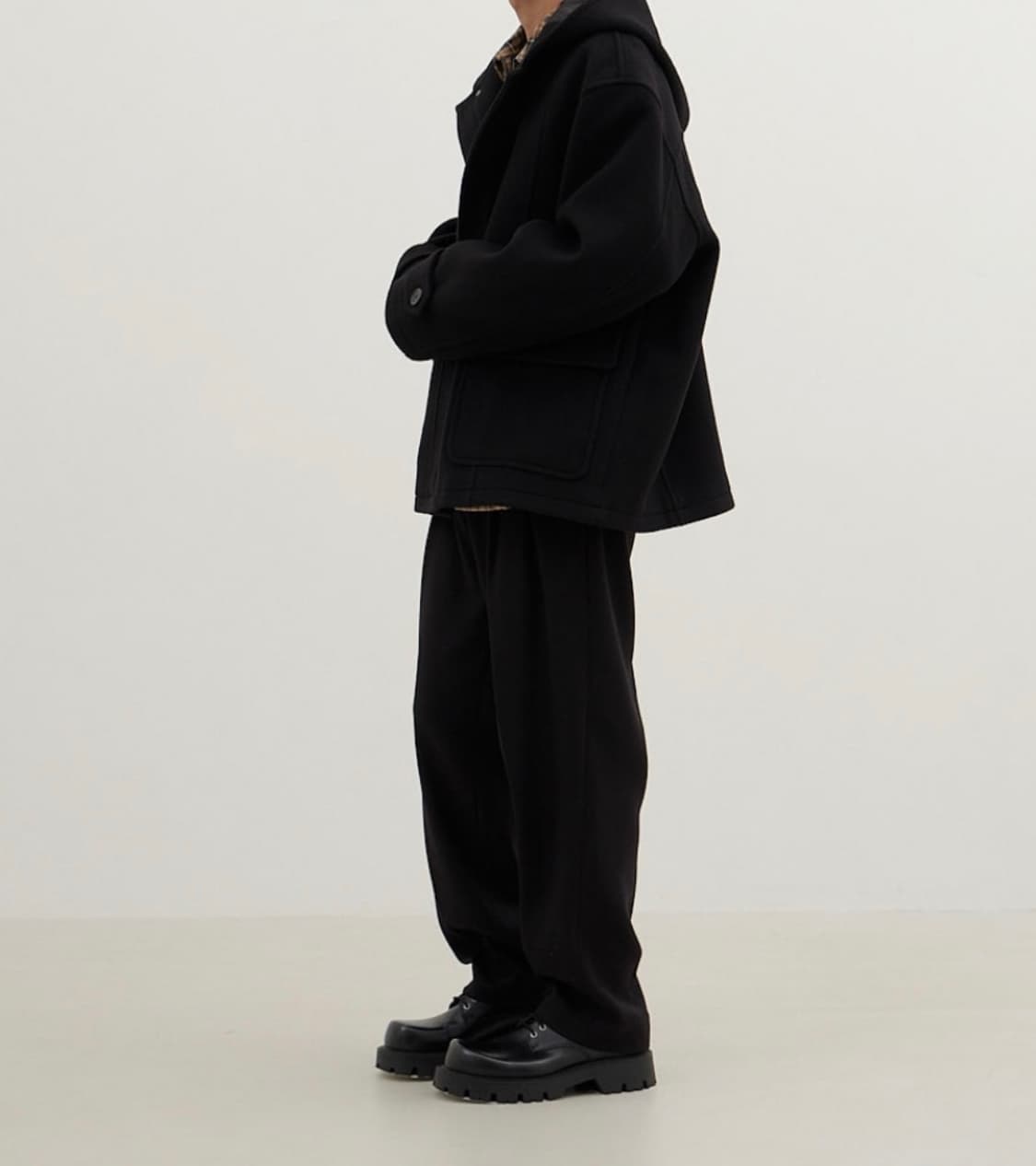 eql 에센셜 wide fit pants winter ver. L사이즈 상품이미지2