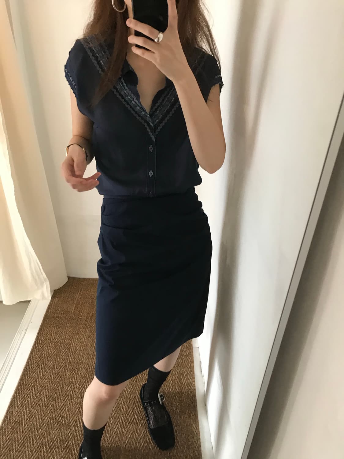 point detail shirt 상품이미지7