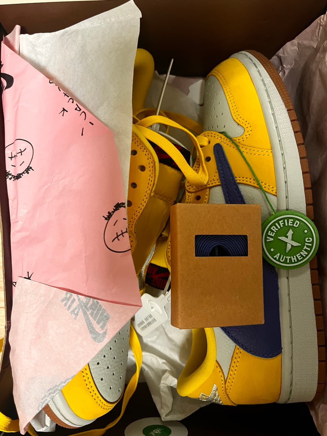 [급처] 나이키 트래비스스캇 조던 1 로우(풀박) 상품이미지1