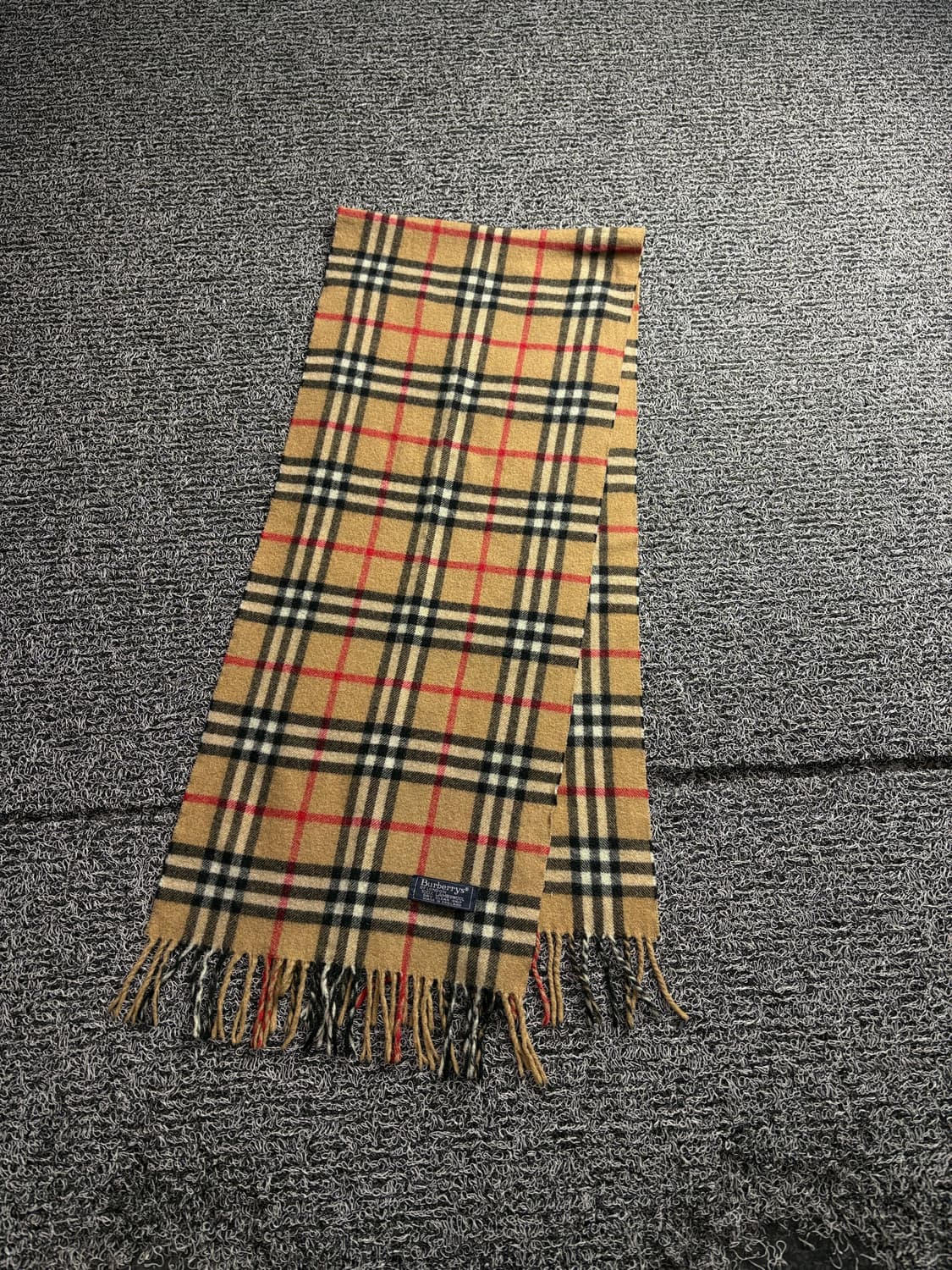 버버리 아카이브 램스울 노바 체크 머플러 3371 상품이미지5