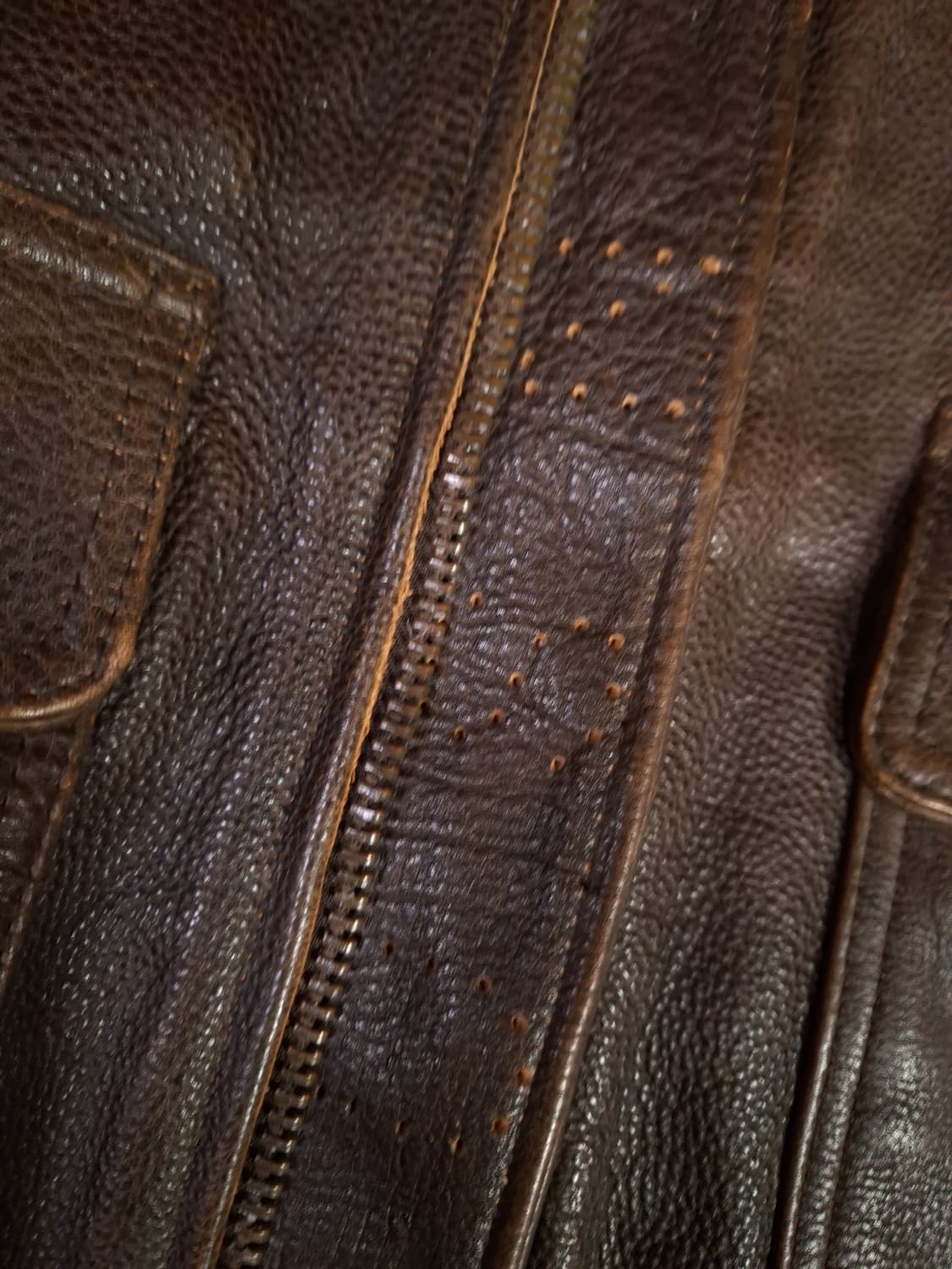 오리지날 아비렉스 탑건 리얼레더 미해군 G-1 항공점퍼 상품이미지7