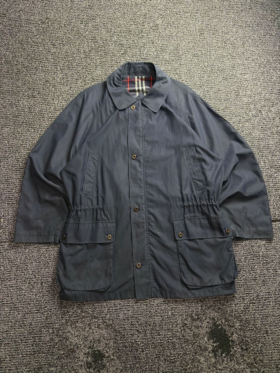 버버리 런던 아카이브 다크 네이비 블래식 맥코트 3040 상품이미지2