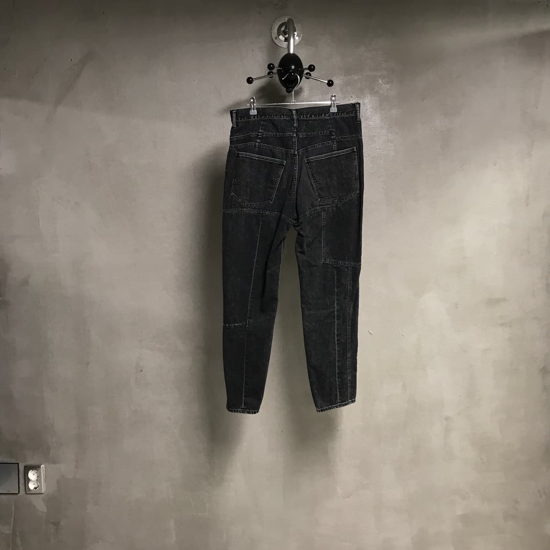 미하라야스히로 흑청 데님 팬츠 46 상품이미지4