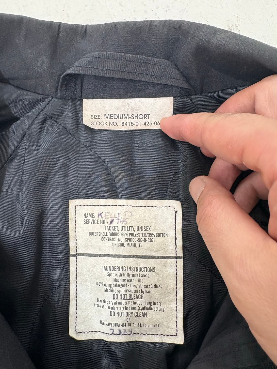 90's U.S Navy Utility Jacket.  상품이미지3