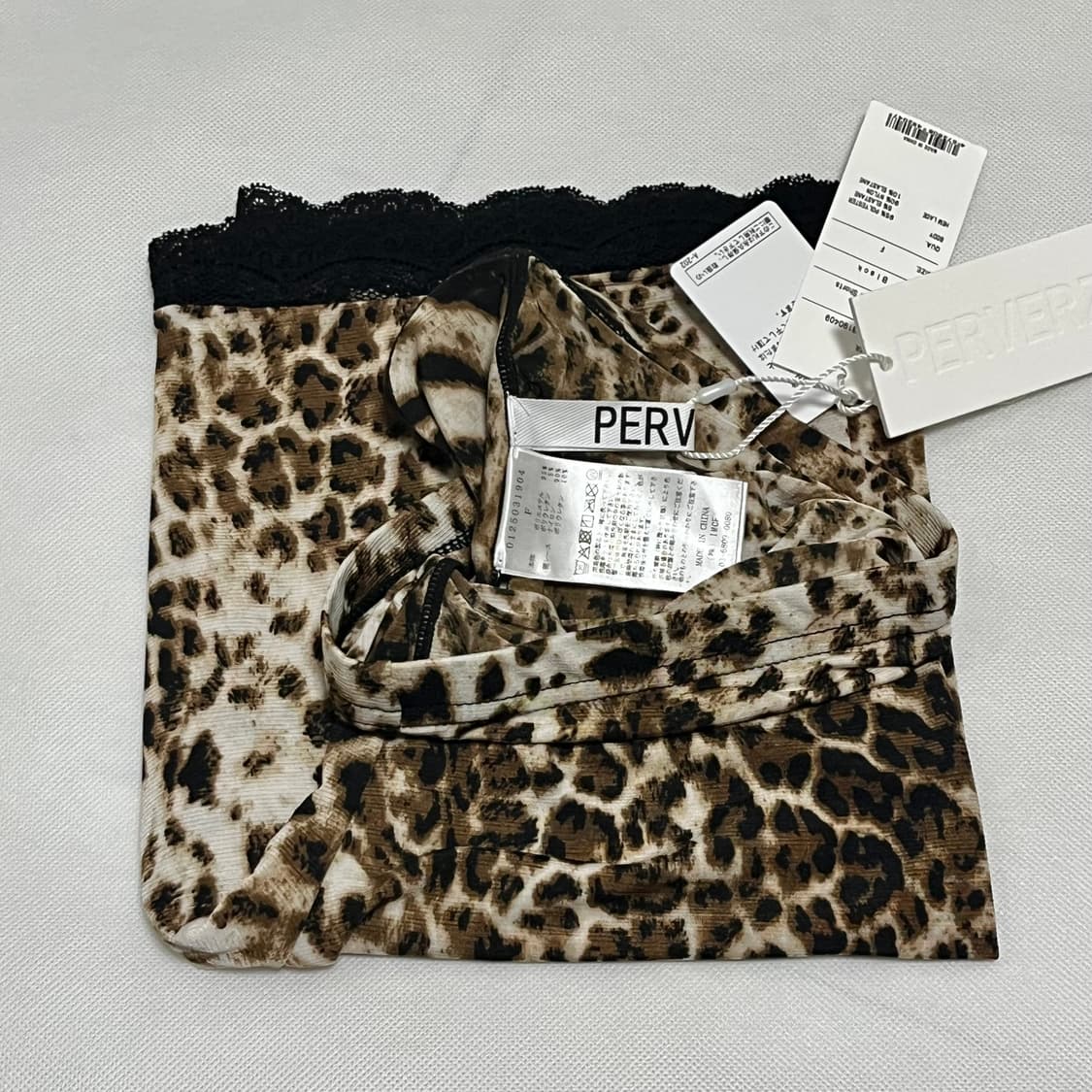 [F]퍼버즈 25fw Lace Trim 쇼츠/레오파드 상품이미지3