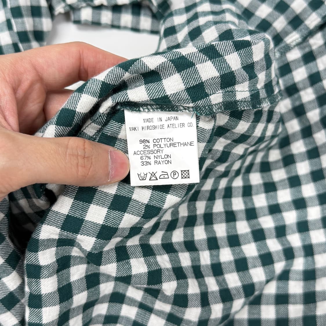 Gomme gingham check dress 상품이미지8