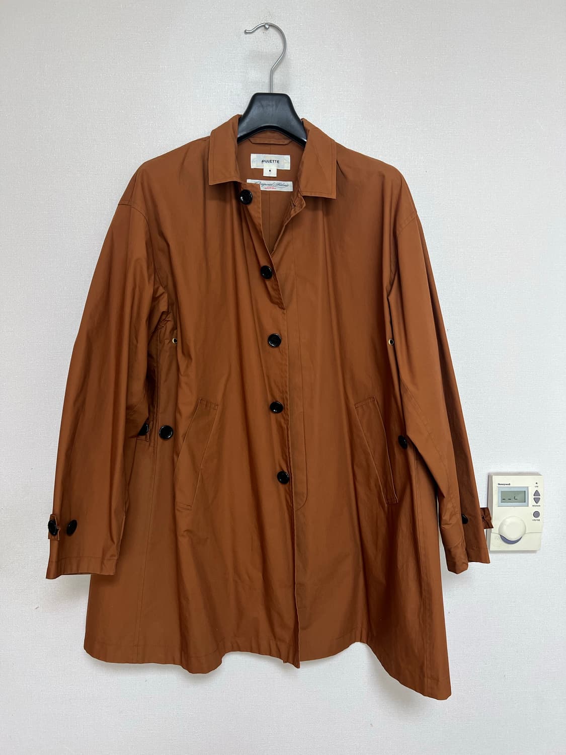 PULETTE 오렌지 브라운 코튼 트렌치 코트 상품이미지2
