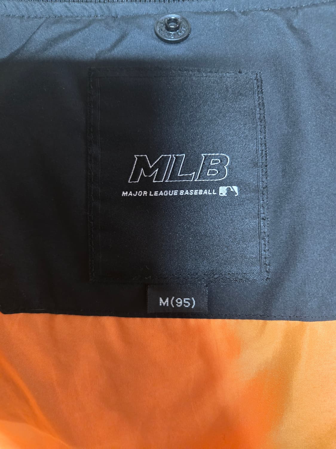 MLB 뉴욕 양키스 덕다운패딩 M (95) 블랙 모자X 상품이미지6