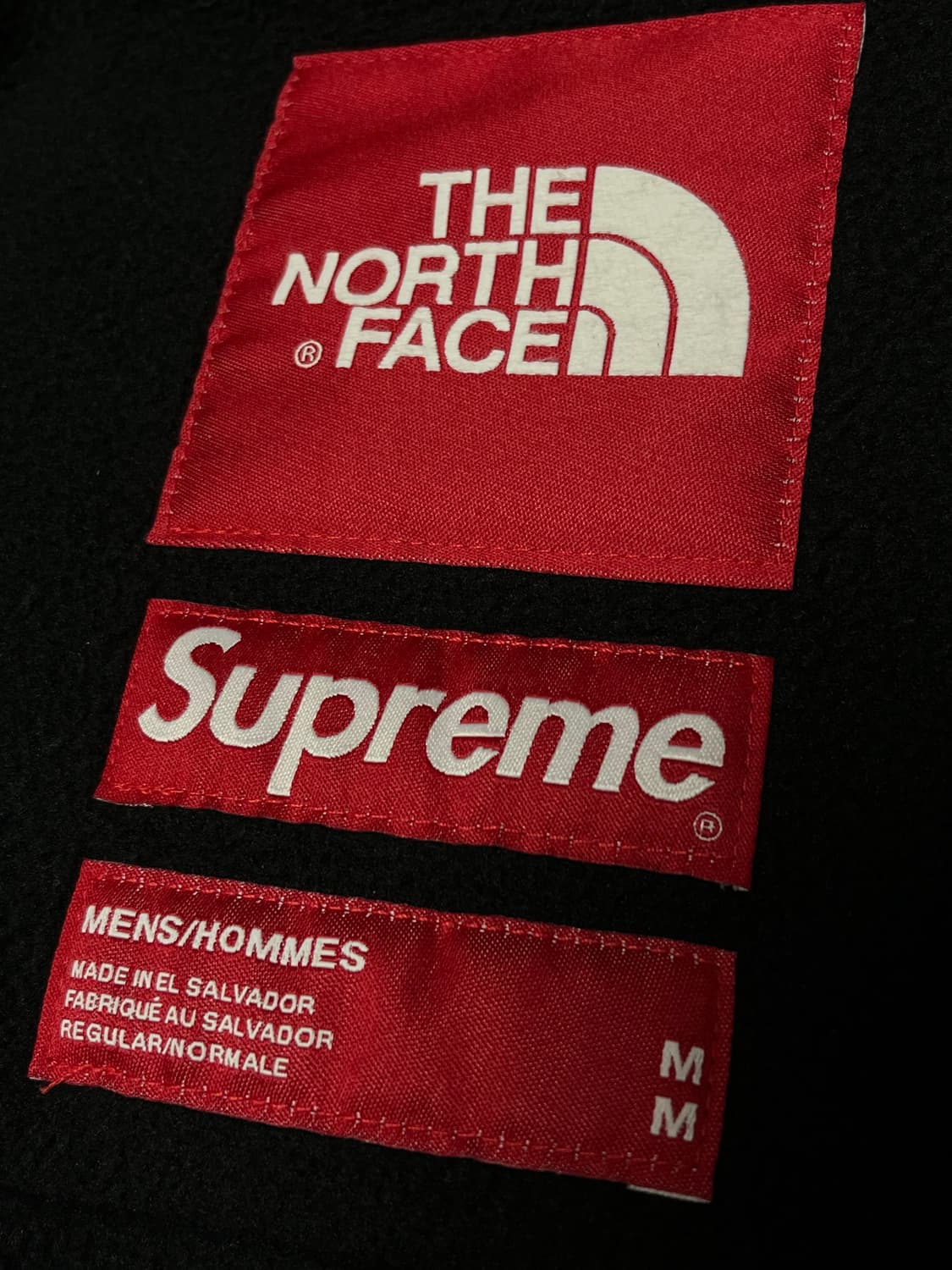 슈프림X노스페이스 rtg 후리스 블랙/M 상품이미지3