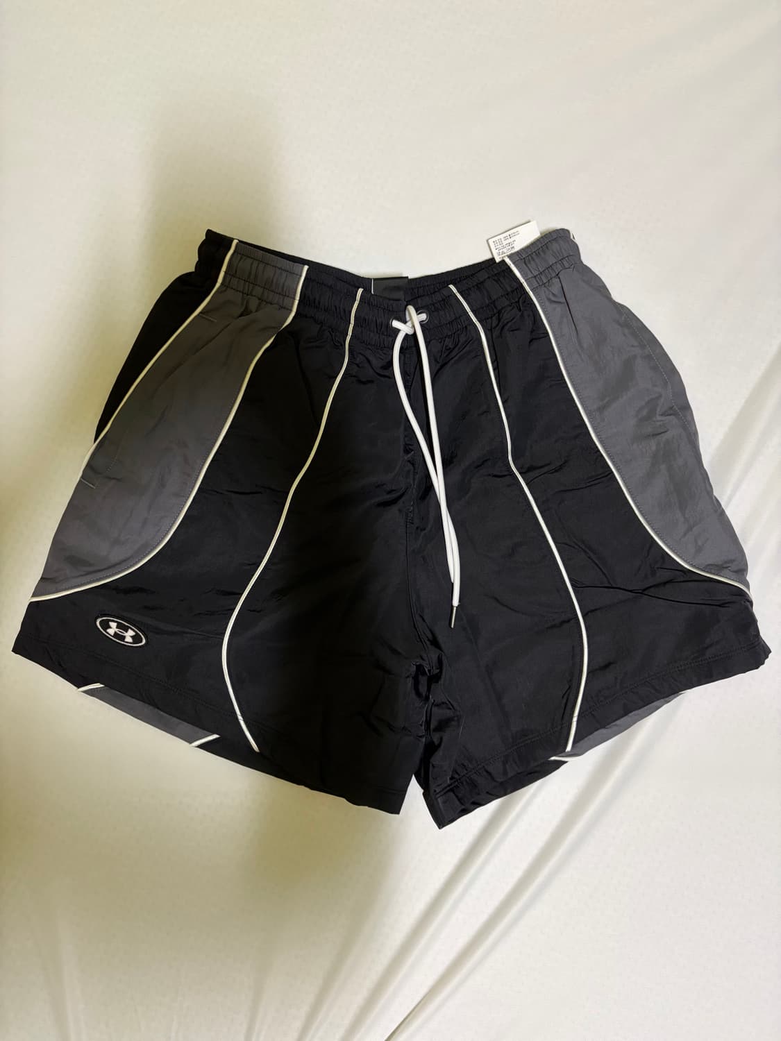 언더아머 반바지 UA 아이콘 컬러블록 쇼츠 블랙 M 사이즈 상품이미지1