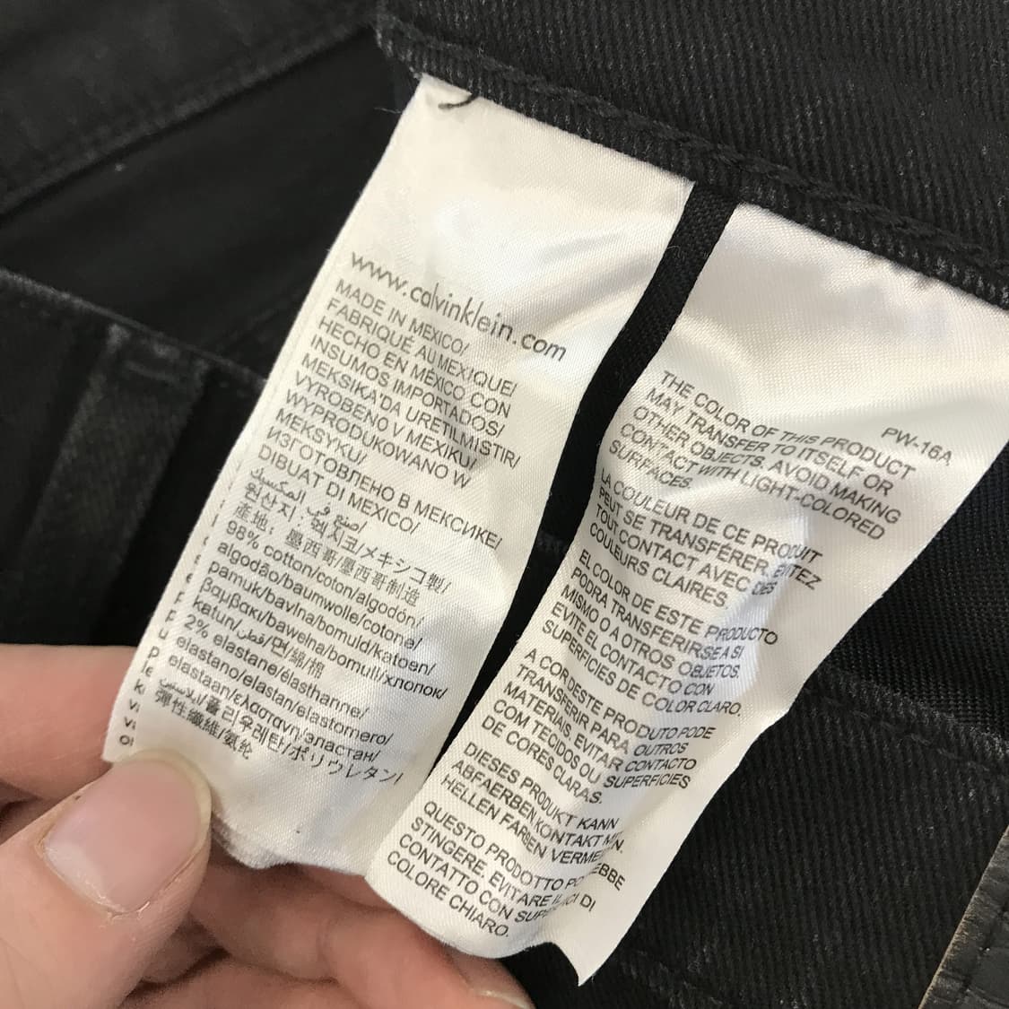 캘빈클라인 CKJ035 블랙진 [33x32] 상품이미지7