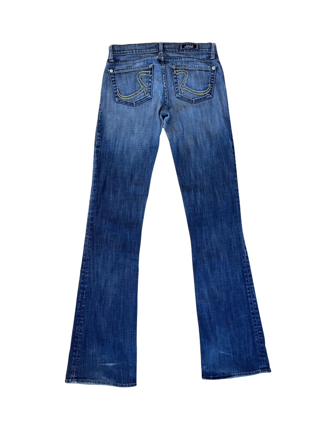 락 앤 리퍼블릭 울트라 로우라이즈 부츠컷 슬림 Y2K 진즈 상품이미지3