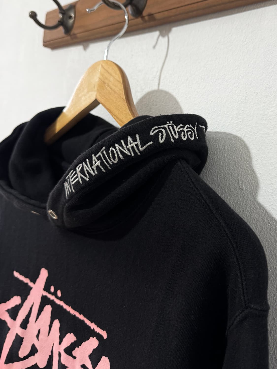 스투시 블랙 후드 상품이미지2